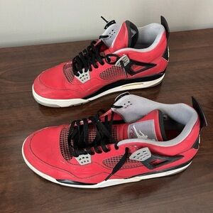 Jordan Athletic Shoes Red and Black